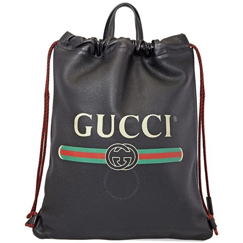 gucci print leather drawstring backpack ราคา|Gucci Drawstring Backpack Bags & Handbags for Women.